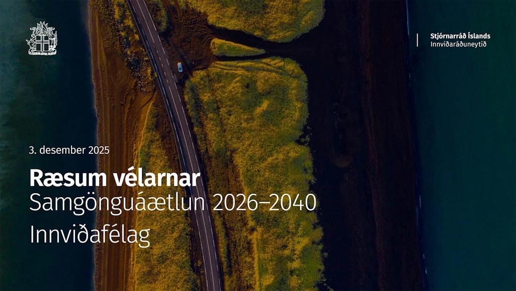 Ræsum vélarnar: Samgönguáætlun 2026-2040