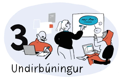 Skref 3: Undirbúningur