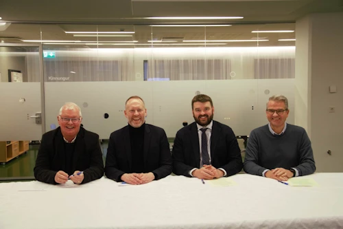 Helgi Pétursson, formaður Landssamband eldri borgara, Guðmundur Ingi Guðbrandsson, félags- og vinnumarkaðsráðherra, Ásmundur Einar Daðason, mennta- og barnamálaráðherra, og Lárus Blöndal, forseti ÍSÍ.