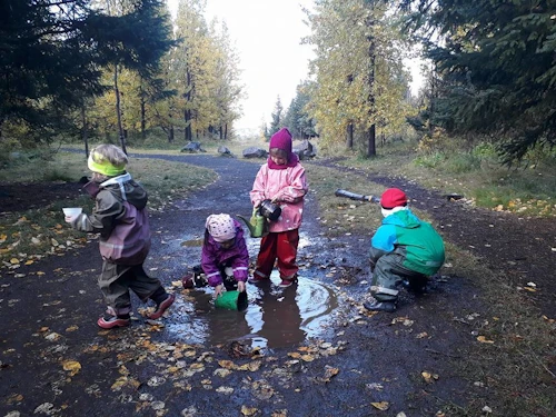 Frá leikskólanum Rauðhóli.