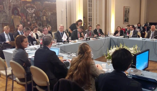 Frá fyrstu lotu fríverslunarviðræðna EFTA ríkjanna og MERCOSUR í Buenos Aires.