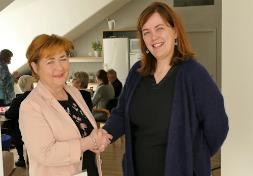 Svanhvít Jakobsdóttir og Svandís Svavarsdóttir