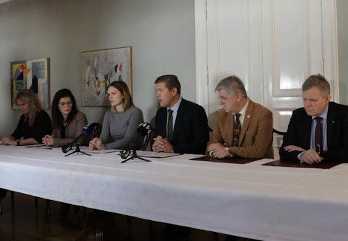 Frá undirritun samstarfsyfirlýsingar
