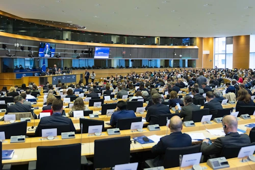 Frá The Schuman Security and Defence Forum í Brussel.
