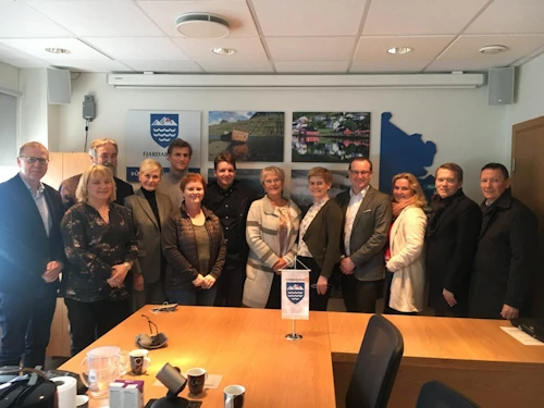 Eftir fund með fulltrúum Fjarðabyggðar.