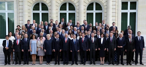 Frá ráðherrafundi OECD í París Mynd/OECD