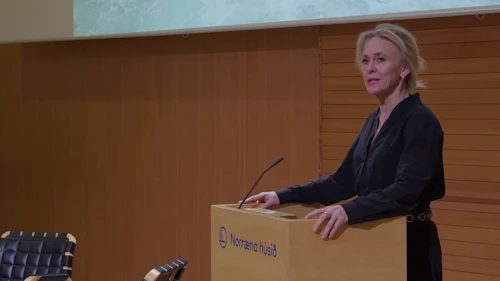 Þorgerður Katrín Gunnarsdóttir utanríkisráðherra.