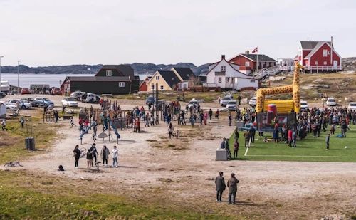Leikvöllur í Nuuk. 