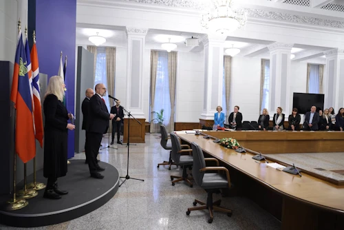Friðrik Jónsson, sendiherra Íslands gagnvart Búlgaríu, flutti ávarp af þessu tilefni.