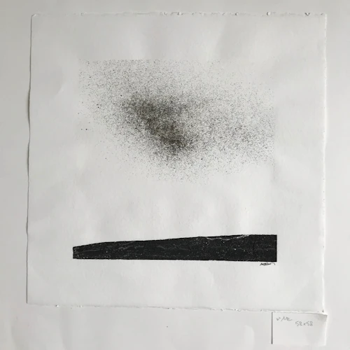 Listaverk eftir Bernard Alligand 58X58