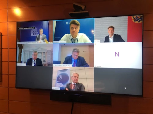 Frá utanríkisráðherrafundi NB-ríkjanna um Hvíta-Rússland