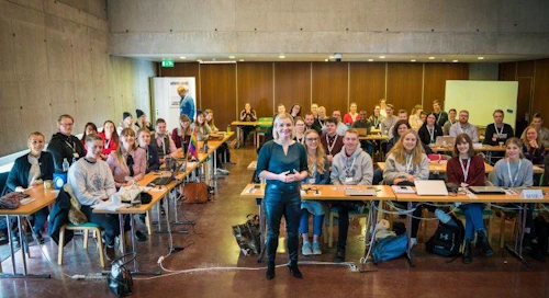 Frá fundi ráðherra með fulltrúum Landssambands íslenskra stúdenta vorið 2018. 