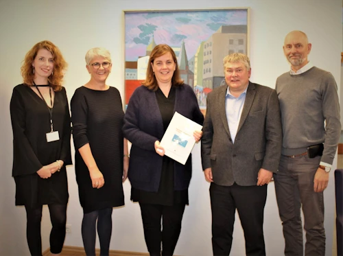 Frá afhendingu skýrslunnar í velferðarráðuneytinu