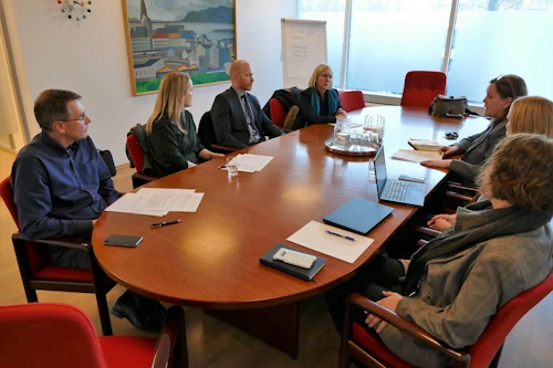 Frá skilafundi starfshópsins með heilbrigðisráðherra