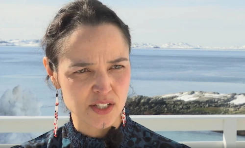 Katti Frederiksen, handhafi Vigdísarverðlaunanna 2021.