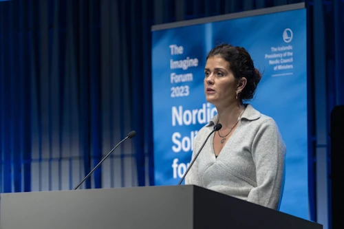 Þórdís Kolbrún Reykfjörð Gylfadóttir utanríkisráðherra.