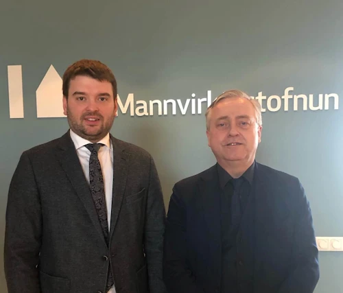 Ásmundur Einar ásamt Birni Karlssyni, forstjóra Mannvirkjastofnunar