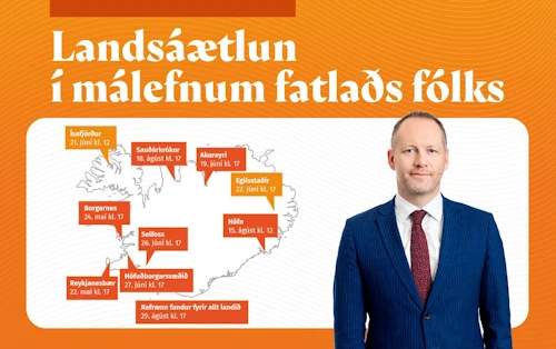 Verið velkomin á opinn samráðsfund á Ísafirði í hádeginu og á Egilsstöðum á morgun.