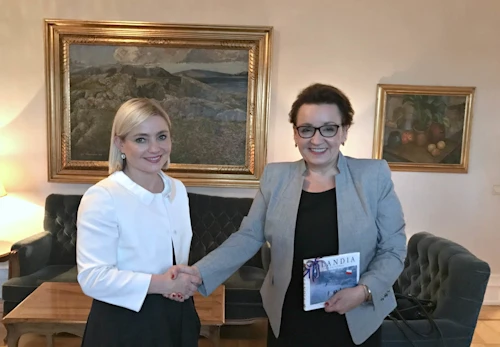 Lilja Alfreðsdóttir og Anna Zalewska