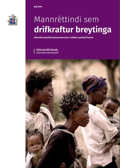Forsíða skýrslunnar.