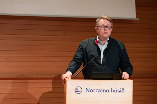 Einar Ásgeir Sæmundsen þjóðgarðsvörður á Þingvöllum sagði frá uppbyggingu og áformum um hana innan þjóðgarðsins