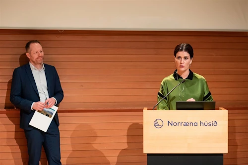 Þórdís Kolbrún og Guðmundur Ingi kynntu styrkveitingar í dag