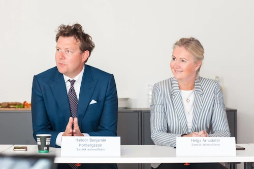 Halldór Benjamín Þorbergsson og Helga Árnadóttir.