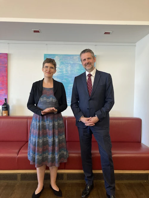 Ráðuneytisstjóri átti tvíhliða fund með Önnu Lührmann, Evrópumálaráðherra Þýskalands.