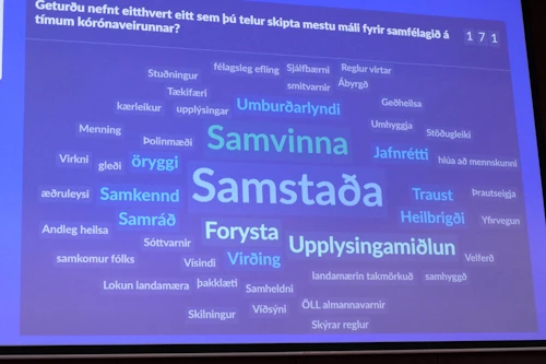 Orðaský frá samráðsfundinum: Að lifa með veirunni