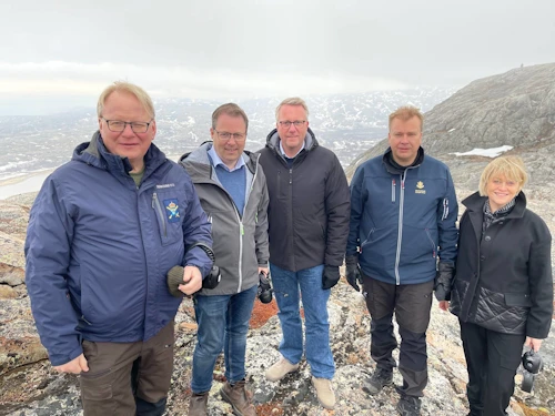 Frá vinstri: Peter Hultqvist (Svíþjóð), Bjørn Arild Gram (Noregur), Morten Bødskov (Danmörk), Antti Kaikkonen (Finnland) og Bryndís Kjartansdóttir.
