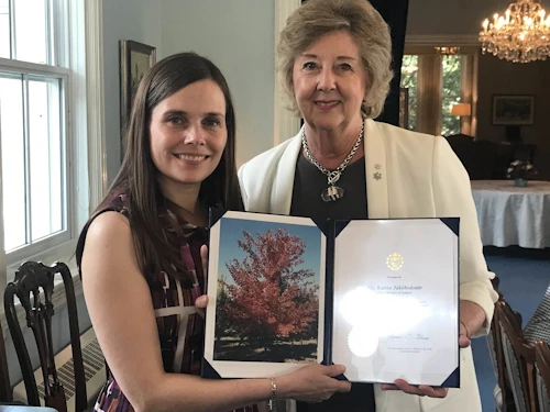 Katrín Jakobsdóttir, forsætisráðherra, og Janice C. Filmon, fylkisstjóri Manitoba.