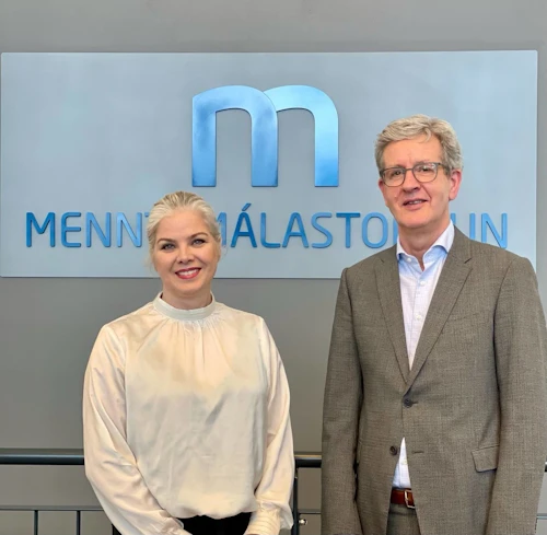 Thelma Cl. Þórðardóttir og Arnór Guðmundsson