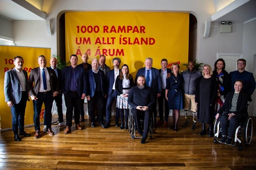 Aðstandendur verkefnisins Römpum upp Ísland.