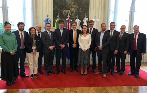Samninganefndir EFTA og Mercosur í Buenos Aires í gær