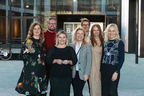 Stjórn Hönnunarsjóðs árið 2023. Mynd: MHA/Víðir Björnsson.