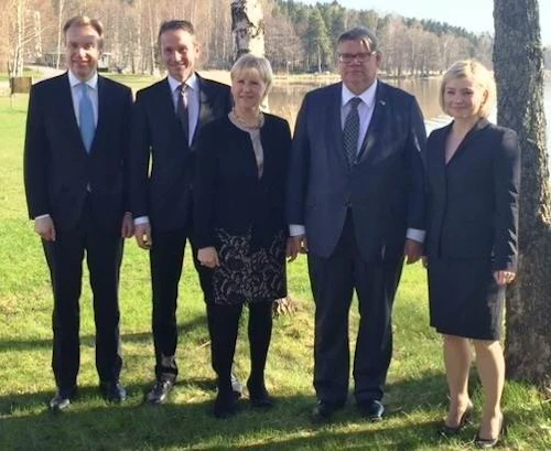 Utanríkisráðherrarnir fimm.