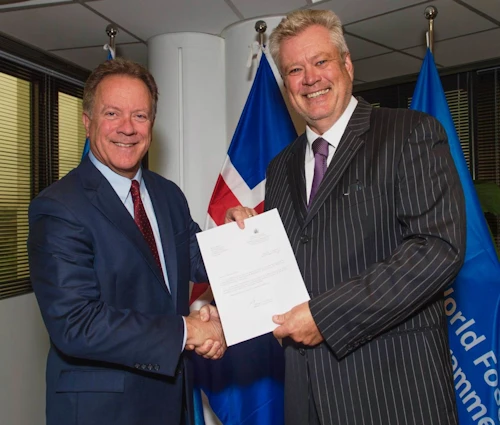 David Beasley og Stefán Jón Hafstein