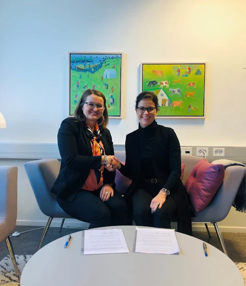 Þórdís Kolbrún Reykfjörð Gylfadóttir og Unnur Valborg Hilmarsdóttir
