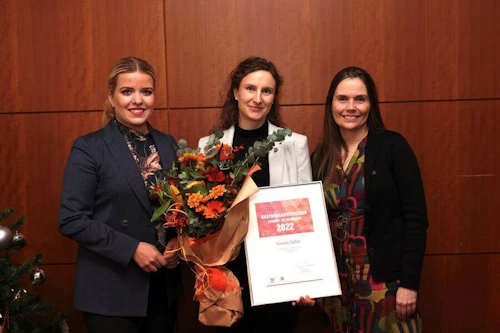 Áslaug Arna Sigurbjörnsdóttir, Dr. Yvonne Höller og Katrín Jakobsdóttir.