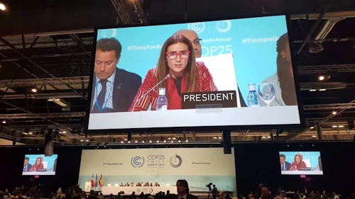 Carolina Schmidt umhverfisráðherra Chile og forseti COP25