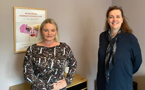 Kristín Ólafsdóttir og Svandís Svavarsdóttir