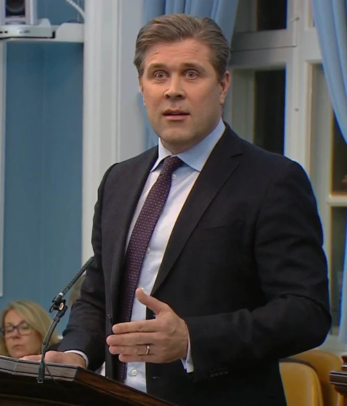 Bjarni Benediktsson forsætisráðherra flytur stefnuræðu sína á Alþingi