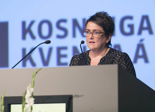 Anna Kolbrún Árnadóttir í pontu