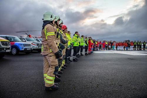 Frá minningarathöfninni árið 2018.
