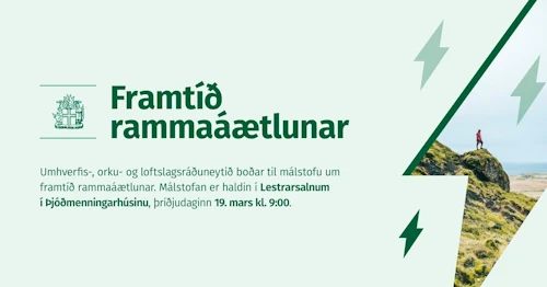 Málstofa um framtíð rammaáætlunar