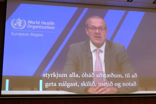 Dr. Hans Kluge, framkvæmdastjóri Evrópudeildar Alþjóðaheilbrigðismálastofnunarinnar