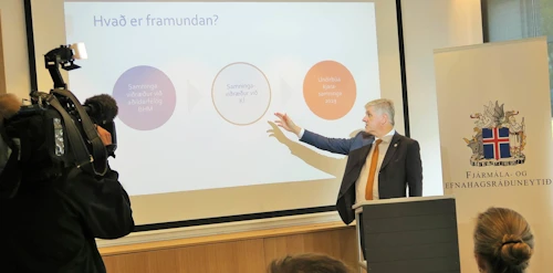 Fjármála- og efnahagsráðherra kynnti áherslur ríkisins í kjaraviðræðunum framundan.