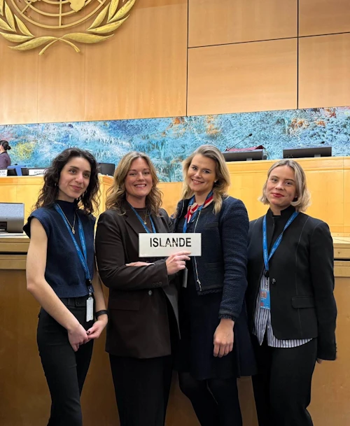 Lenya Rún Taha Karim, Sóley Ásgeirsdóttir, Helen Inga von Ernst og Rebekka Karlsdóttir
