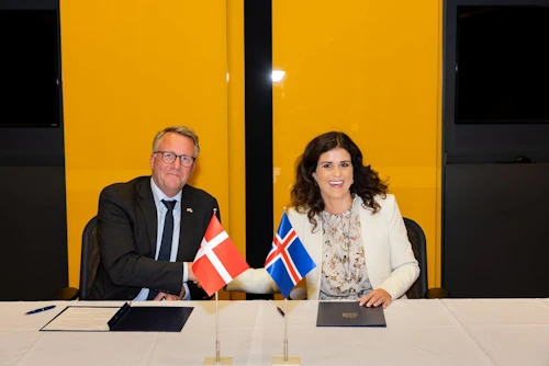 Þórdís Kolbrún Reykfjörð Gylfadóttir utanríkisráðherra og Morten Bødskov, varnarmálaráðherra Danmerkur, undirrituðu samkomulag um aukið samstarf ríkjanna í öryggis- og varnarmálum. 