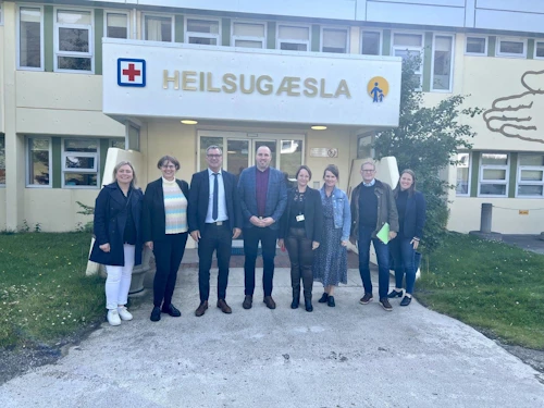 Frá heimsókn heilbrigðisráðherra í heilbrigðisumdæmi Heilbrigðisstofnunar Austurlands